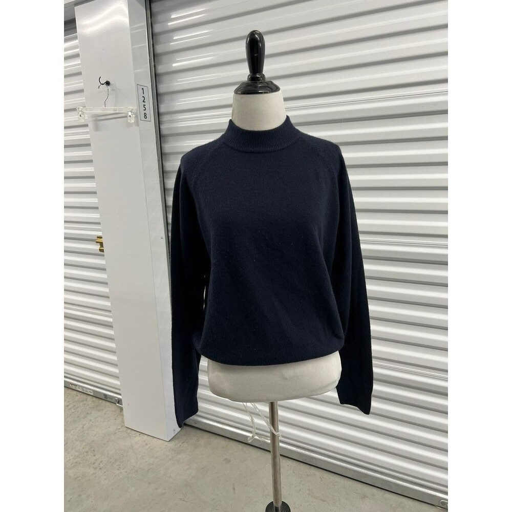 Koret Women's Acrylic Sweater - Navy Blue, Size M